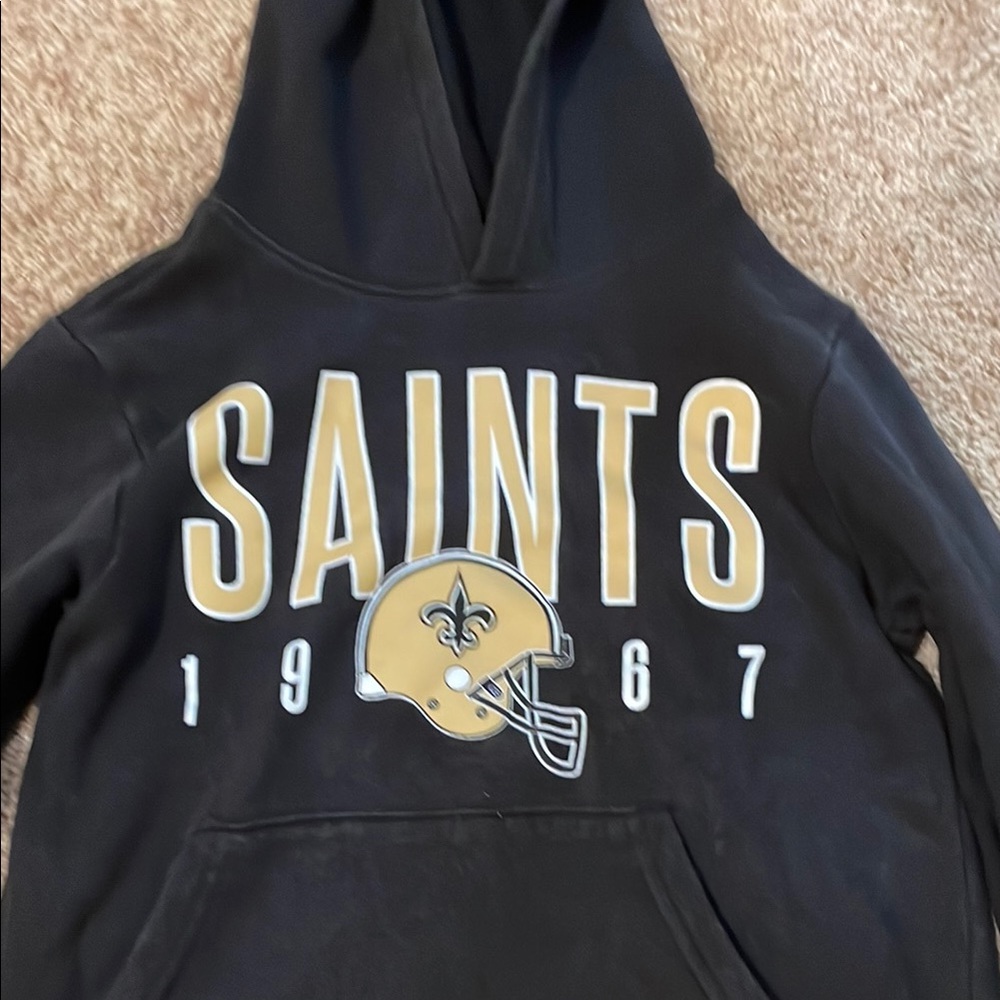 Saints Kids Black Hoodie